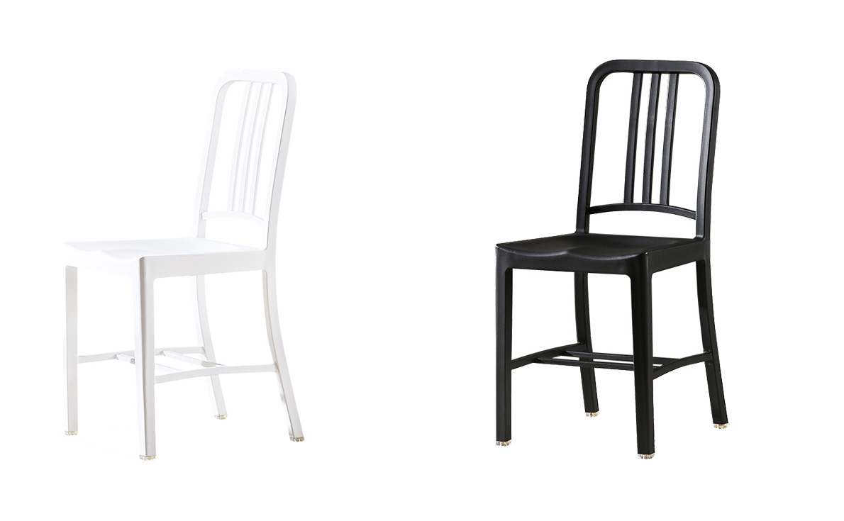 Fuleague navy plastic chair of high quality online shopping