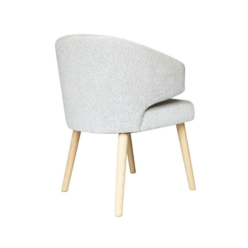 Aston Dining Armchair Replica,Wood and Fabric Dining Chairs FA178-A