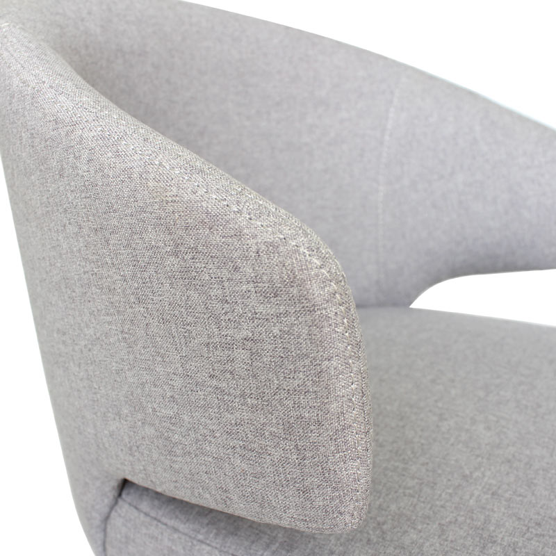 Aston Dining Armchair Replica,Wood and Fabric Dining Chairs FA178-A