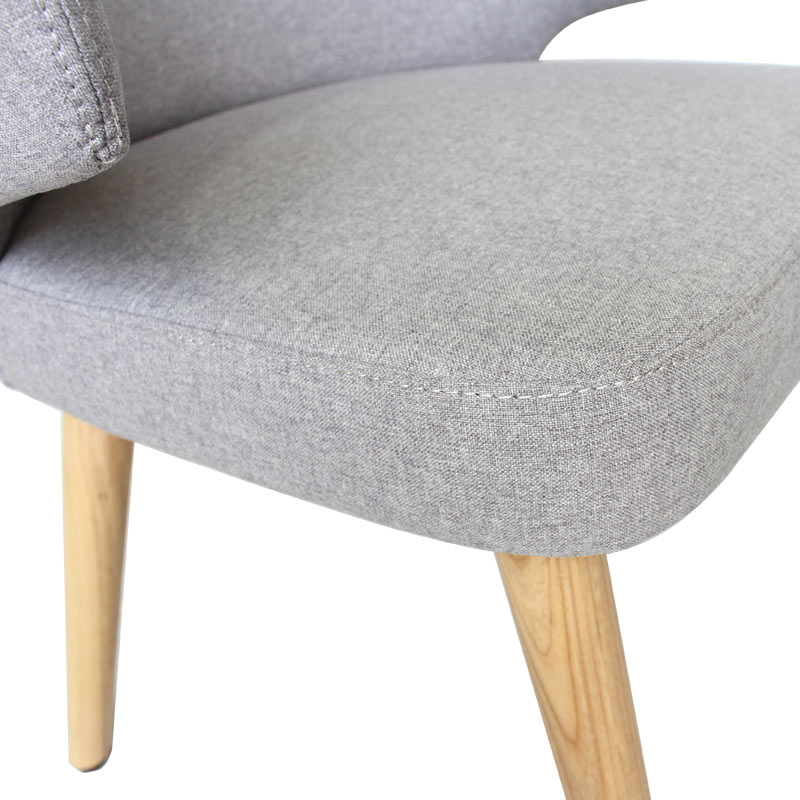 Aston Dining Armchair Replica,Wood and Fabric Dining Chairs FA178-A