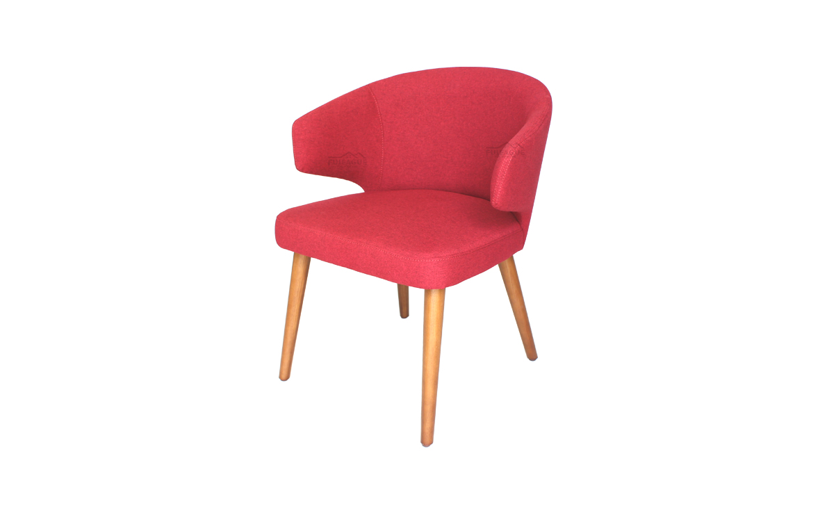 Fuleague dining chairs fabric and wood of high quality online shopping