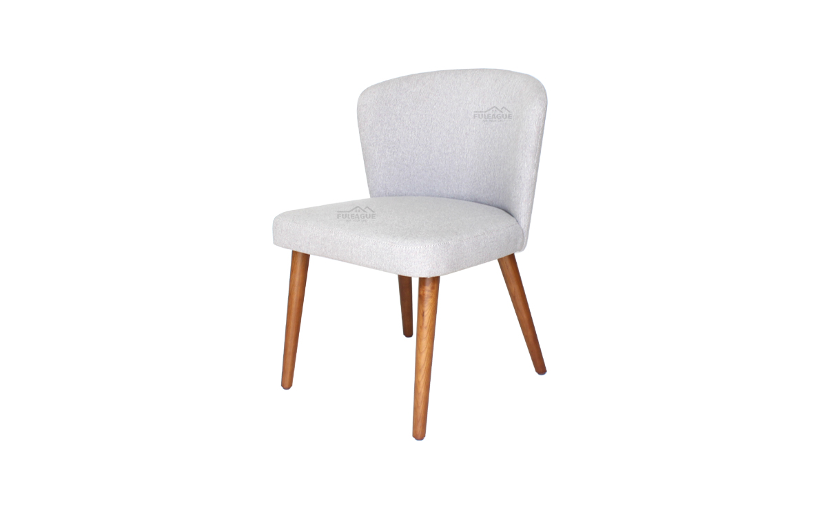 Fuleague dining chair with wooden legs of high quality online shopping