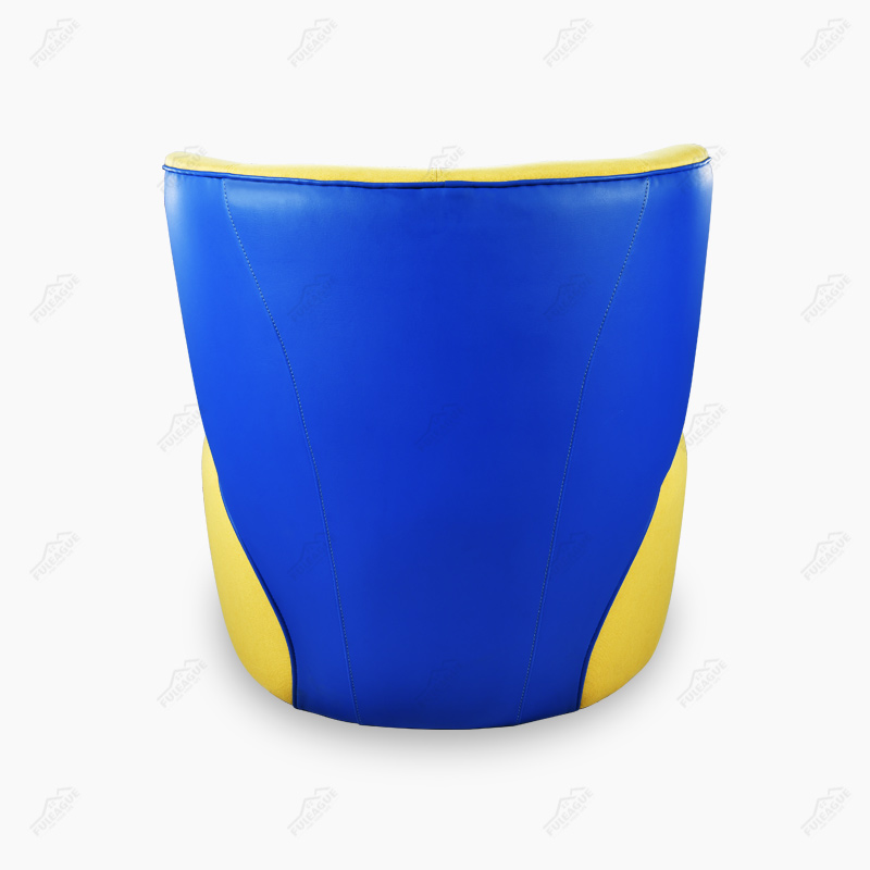 Bao Armchair Replica in Fabric and Genuine Top Grain Leather Upholstery FA202