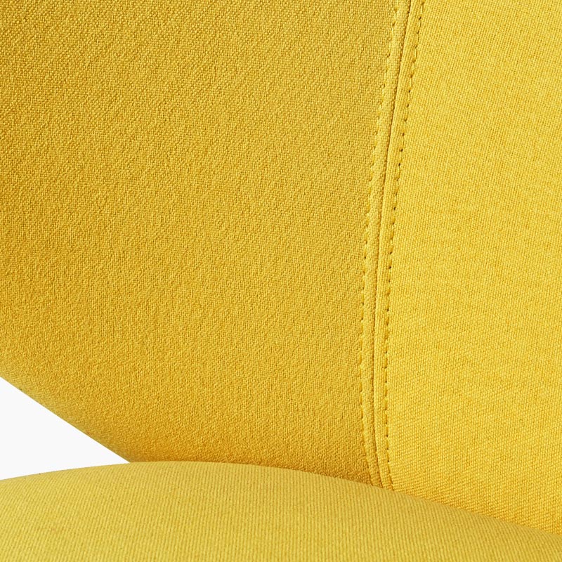 Bao Armchair Replica in Fabric and Genuine Top Grain Leather Upholstery FA202