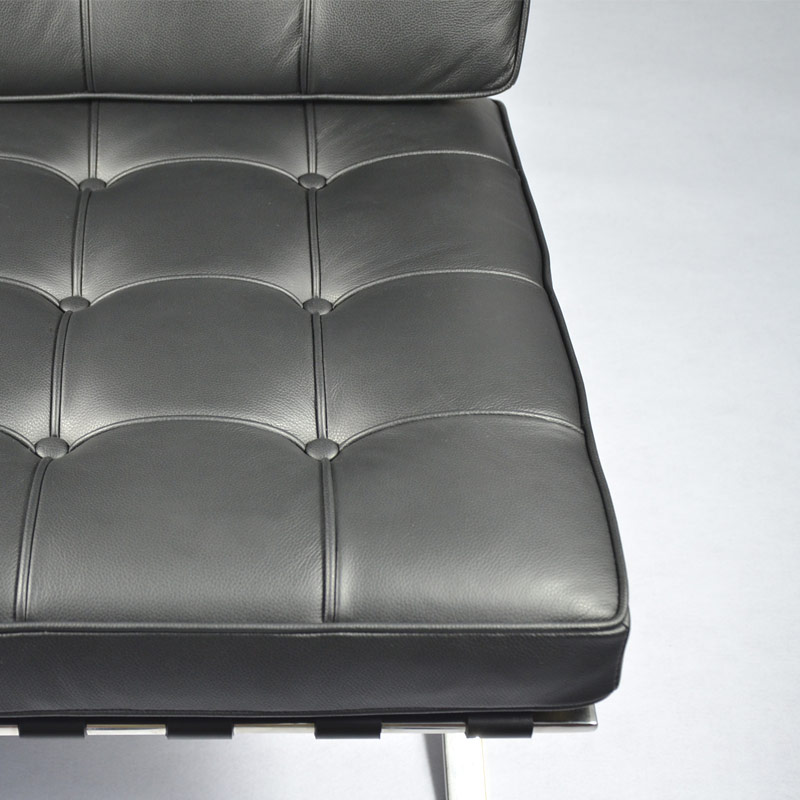 Barcelona Chair Replica in Genuine Top Grain Leather FA011-1S-ITL