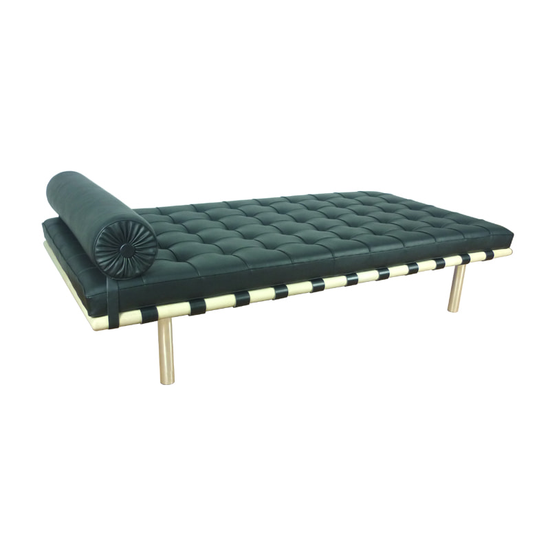 Barcelona Day Bed Replica in Full Aniline Grain Leather FA013-ANL