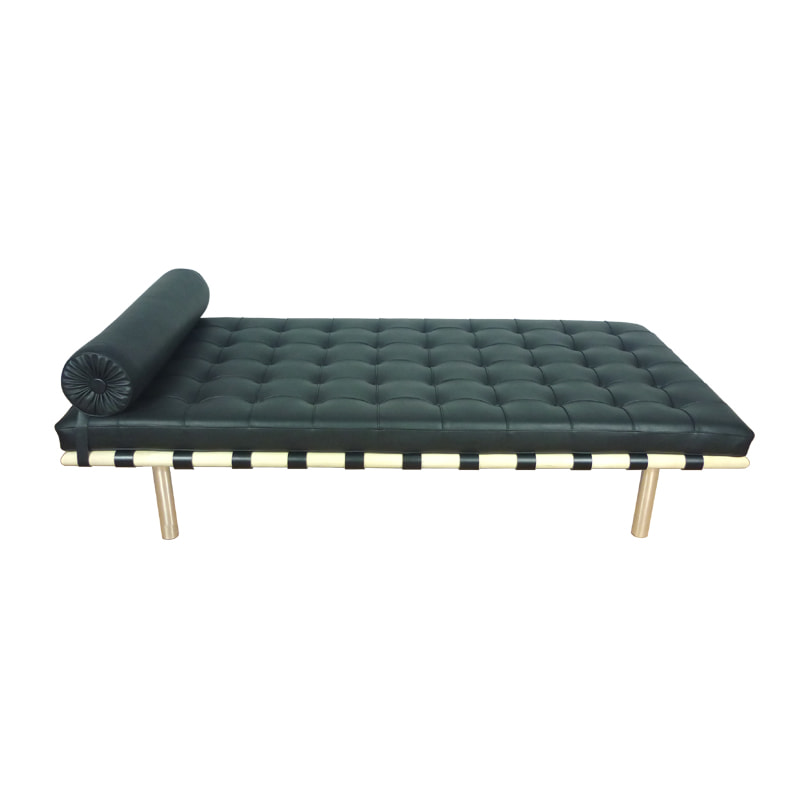 Barcelona Daybed Replica in Genuine Top Grain Leather FA013-ITL