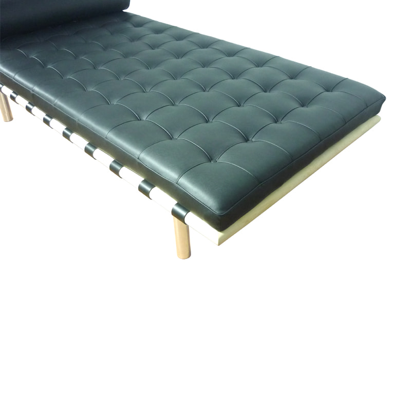 Barcelona Daybed Replica in Genuine Top Grain Leather FA013-ITL