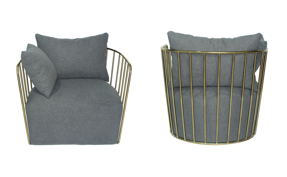 Fuleague 1 seater sofa chair high quality and comfortable for home, restaurant and hotel