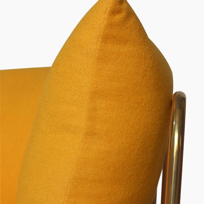 Bride's Veil Gold Frame Sofa Replica 2 Seater Fabric Settees FA338-2S-F