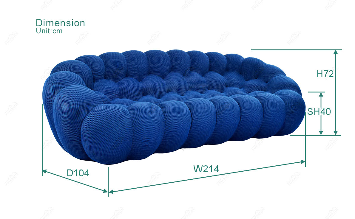 Fuleague bubble sofa replica high quality FA346-3S-F