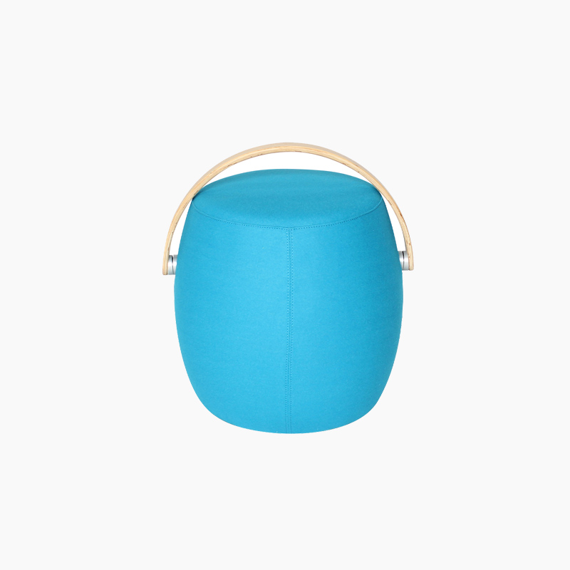 Carry on Pouf Replica Portable Fabric Cylinder Pouf Ottoman FA195