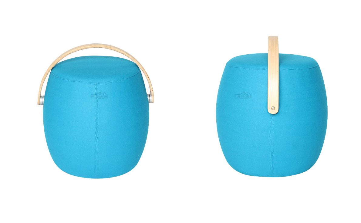 Fuleague fabric foot rest high quality and comfortable for home, restaurant and hotel