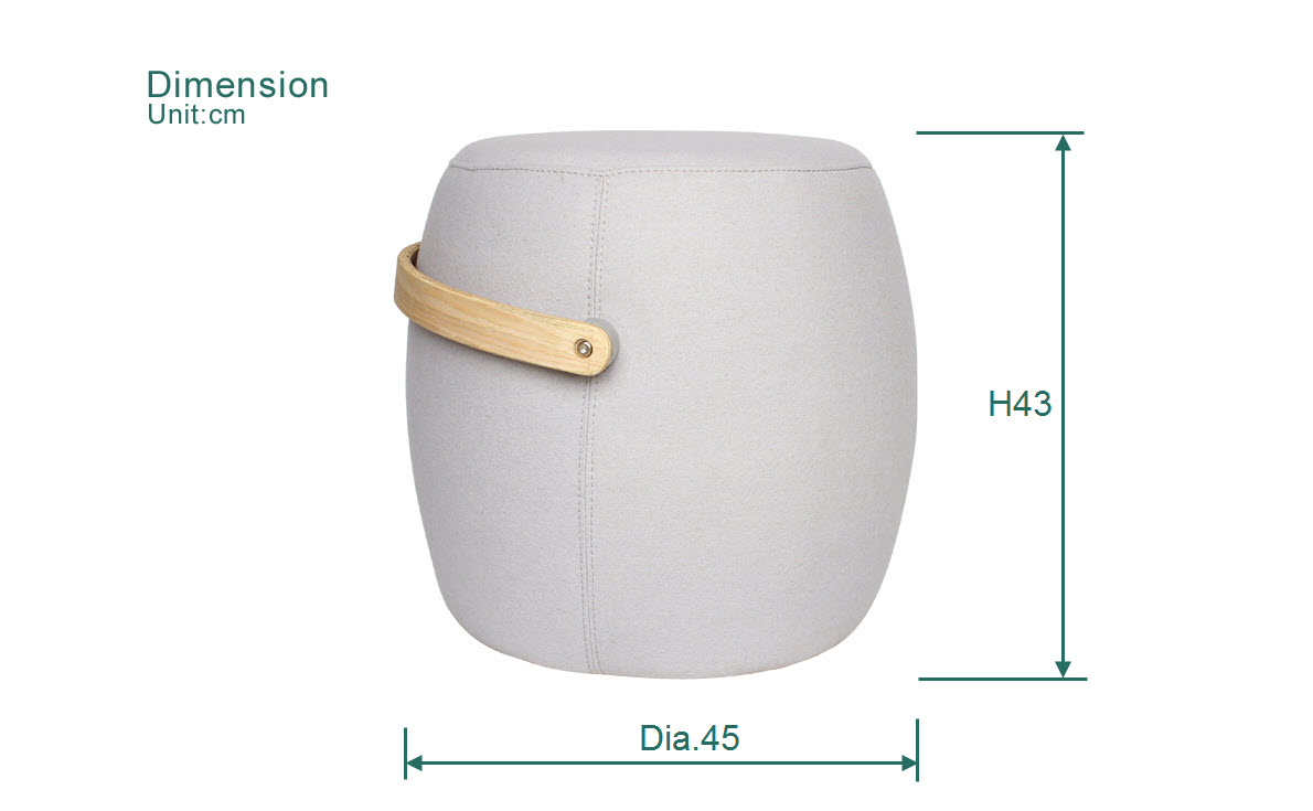 Fuleague portable foot stool high quality and comfortable for home, restaurant and hotel