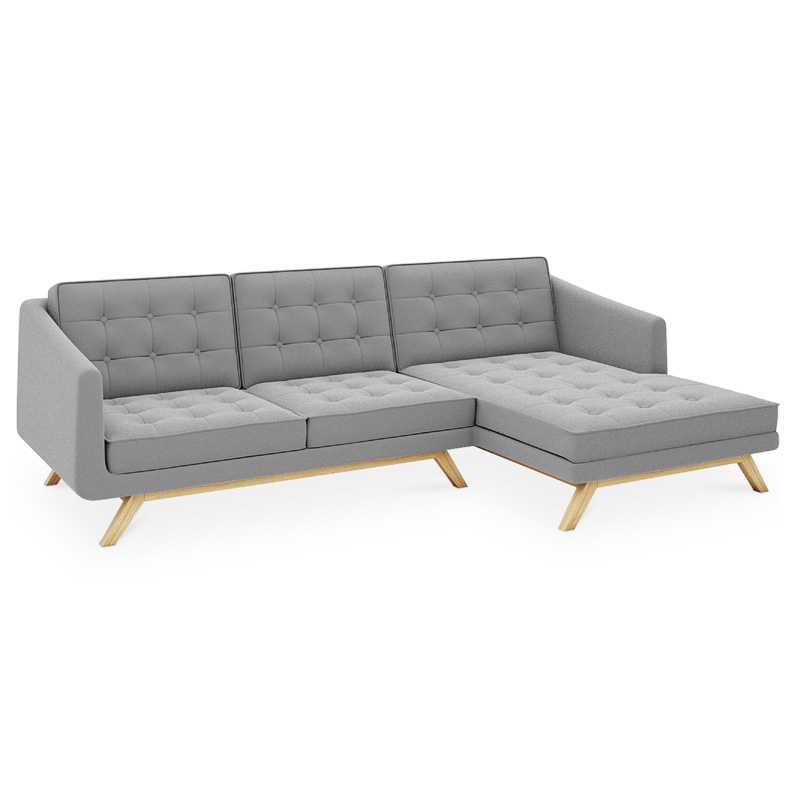grey corner sofa