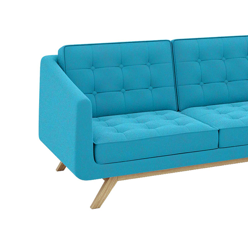 Fabric L Shape Corner Sofa Cashmere FA190