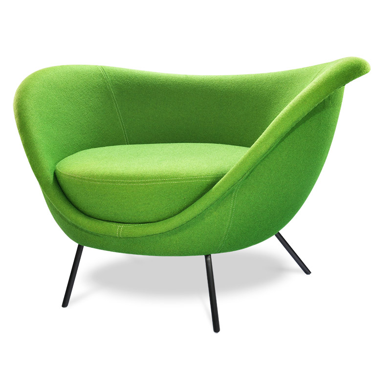 D 154.2 Armchair Replica by Gio Ponti in Fabric FA188