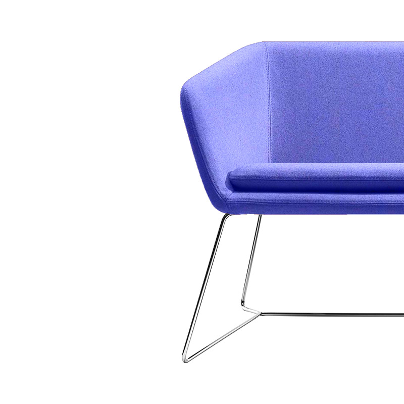 Two Seater Fabric Sofa Double Mamy Sofa by Parri FA227-2S