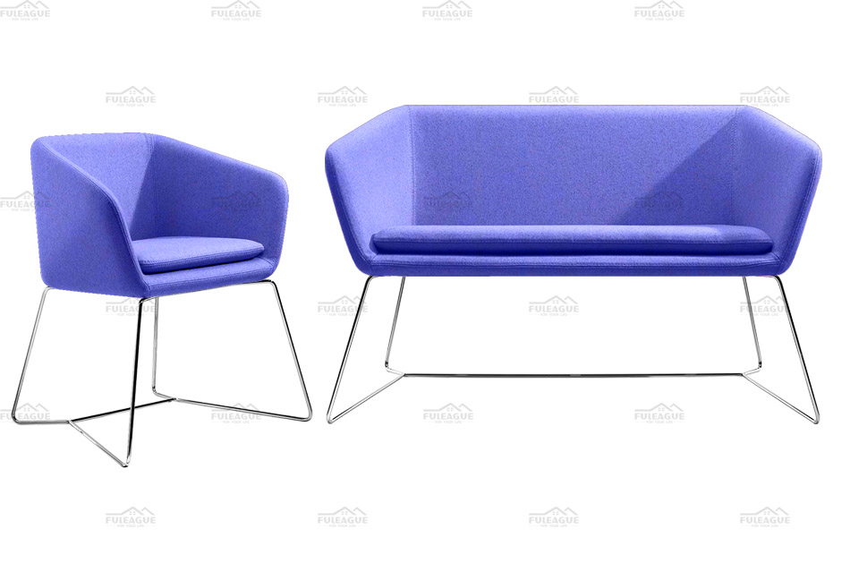 Fuleague 2 seater fabric sofa bed high quality and comfortable for home, restaurant and hotel