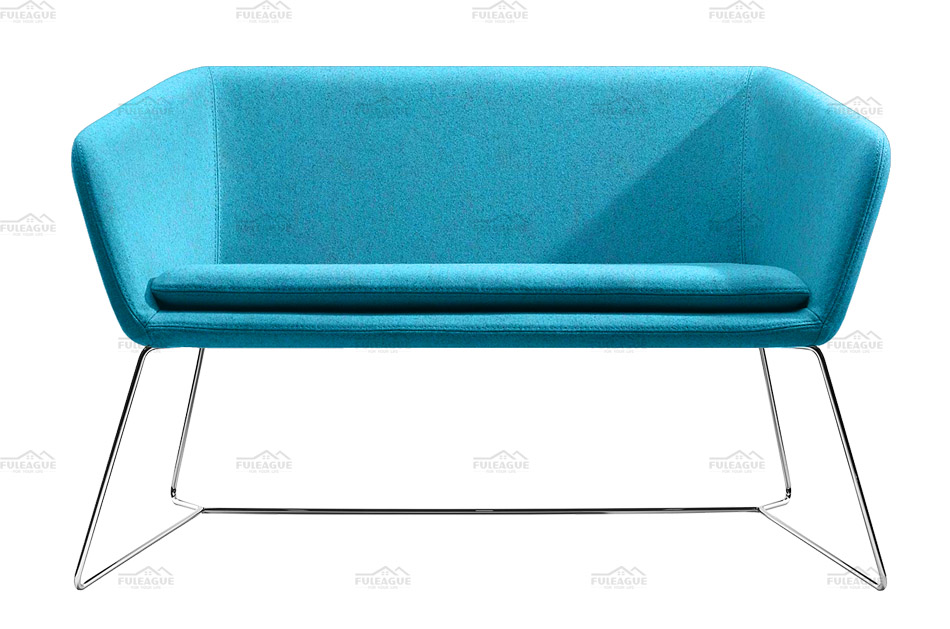 Fuleague 2 seater fabric couch high quality and comfortable for home, restaurant and hotel