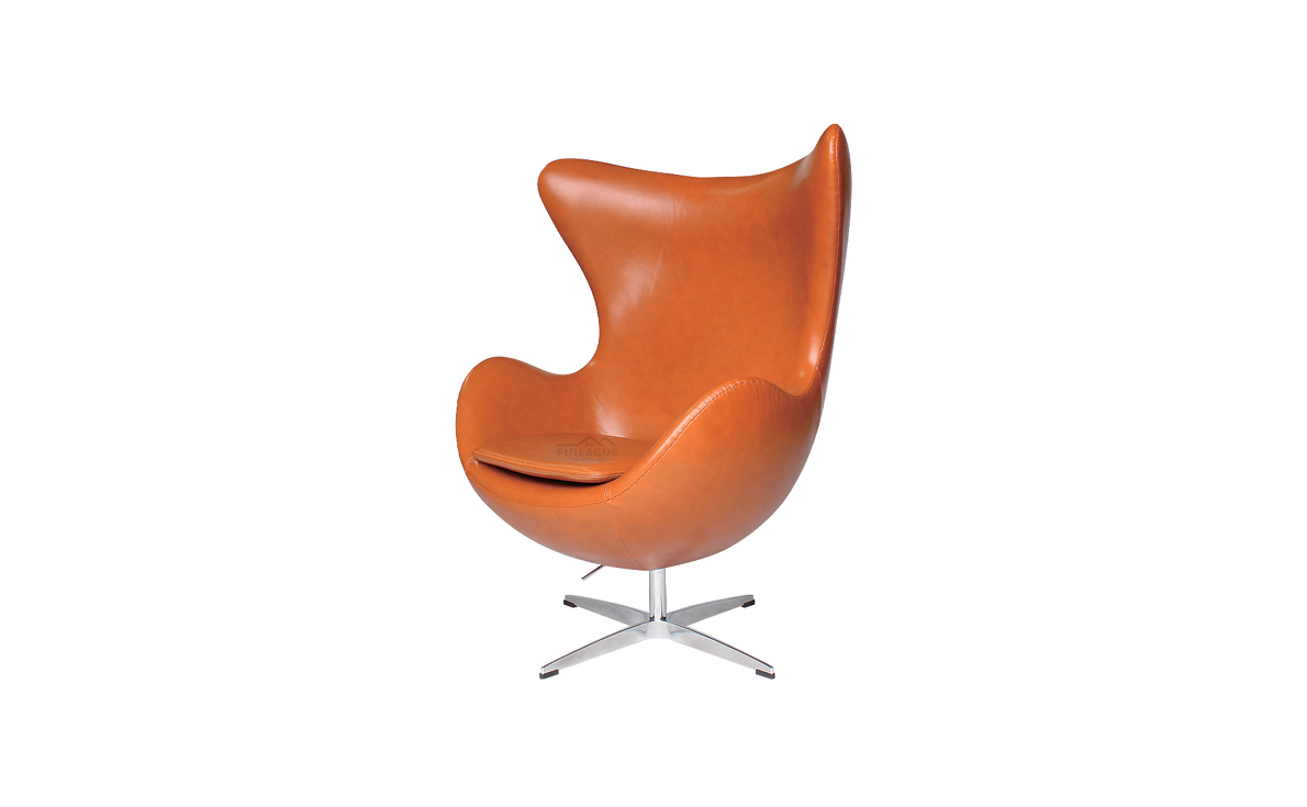 Fuleague egg chair mit hocker replica FA034-ANL