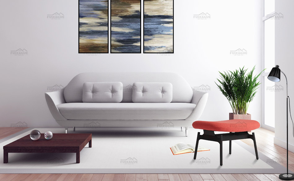 Fuleague field ottoman high quality and comfortable for home, restaurant and hotel