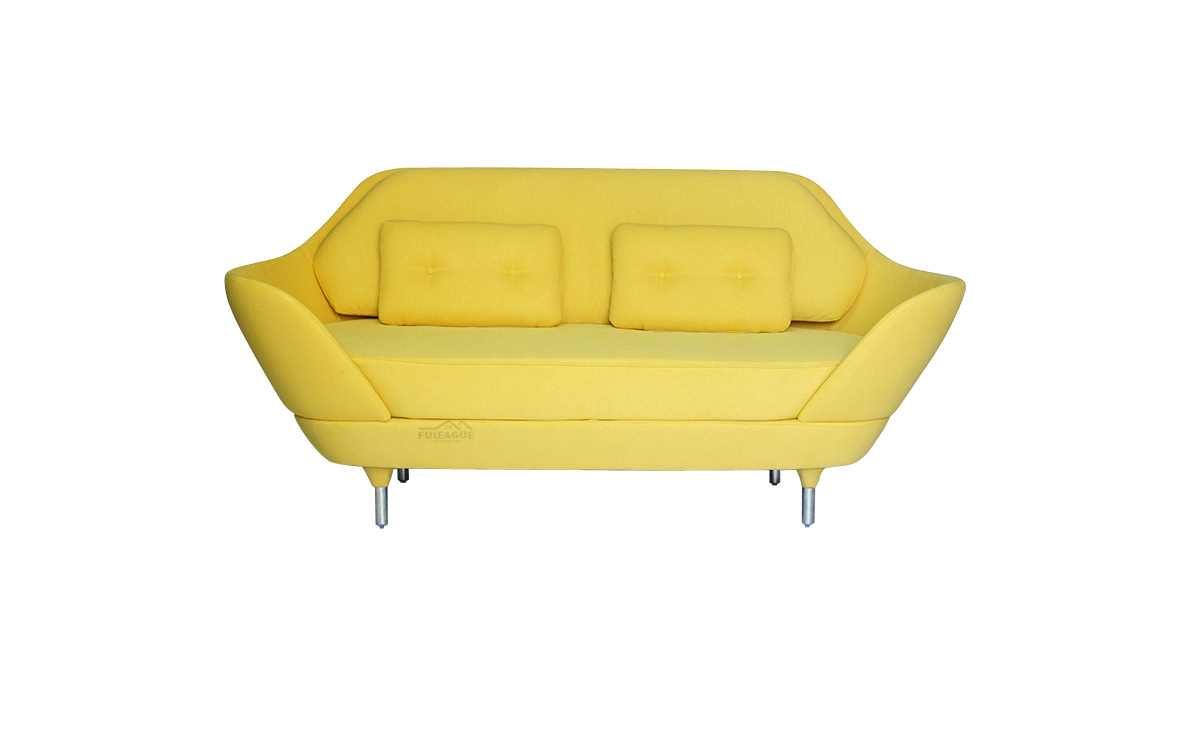 Fuleague modern 3 seater fabric sofa high quality and comfortable for home, restaurant and hotel