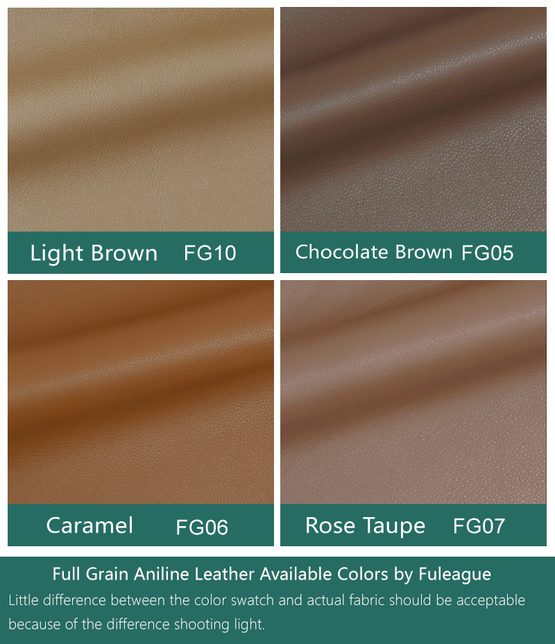 EAMS Lounge Chair and ottoman Replica FA331-ANL in Premium Aniline Leather