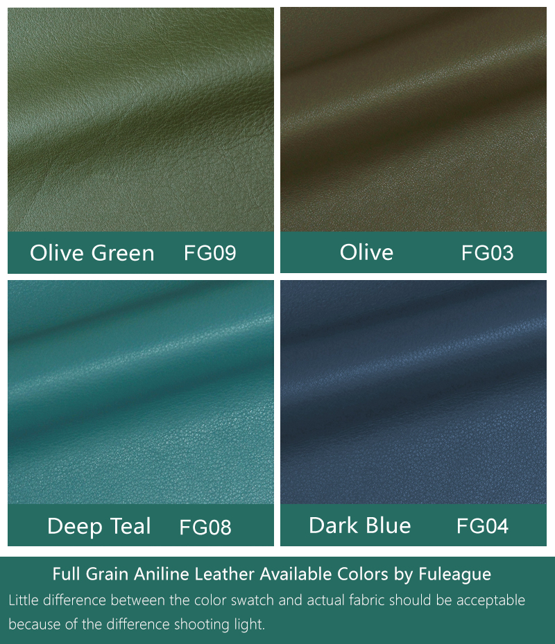 EAMS Lounge Chair and ottoman Replica FA331-ANL in Premium Aniline Leather