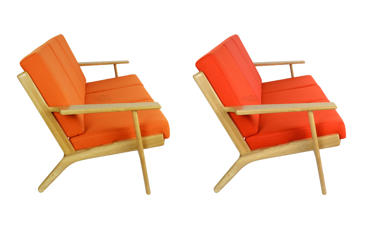 Fuleague hans wegner plank 3 seater sofa high quality and comfortable for home, restaurant and hotel