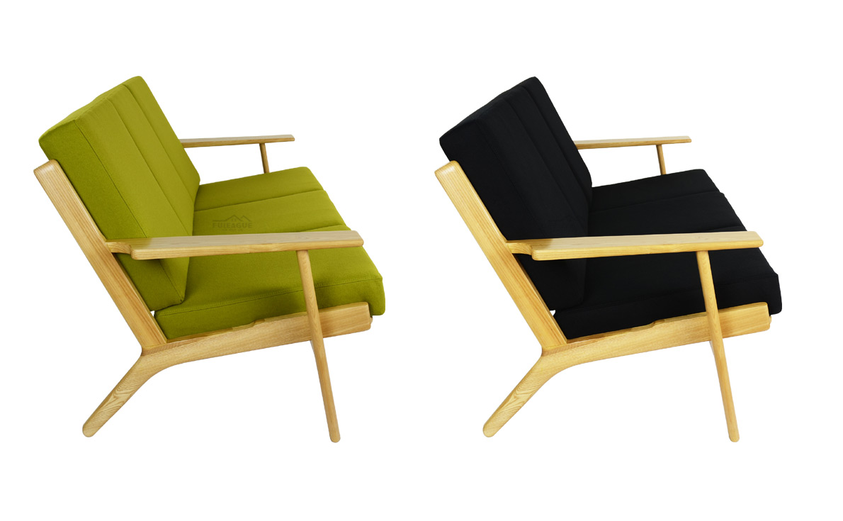 Fuleague wegner plank sofa high quality and comfortable for home, restaurant and hotel