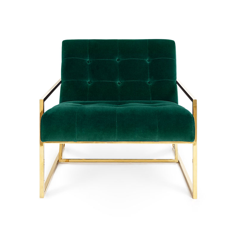 Goldfinger Lounge Chair Replica in Fabric FA228