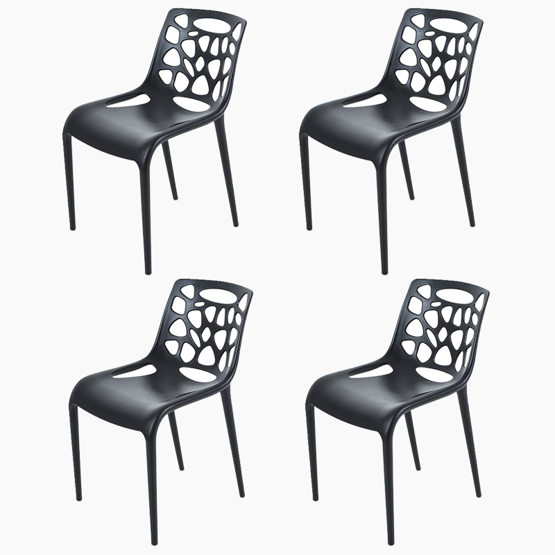 Hero Molded Plastic Dining Chair FXD051 (Set of 4)