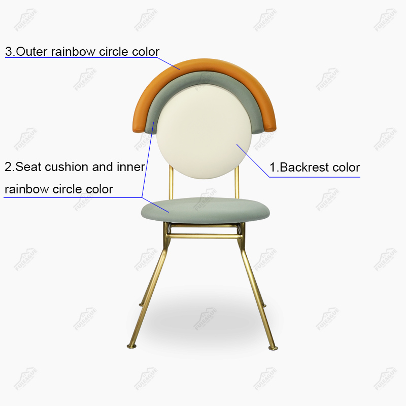 Iris Chair Replica Modern Metal Chairs FA334-F