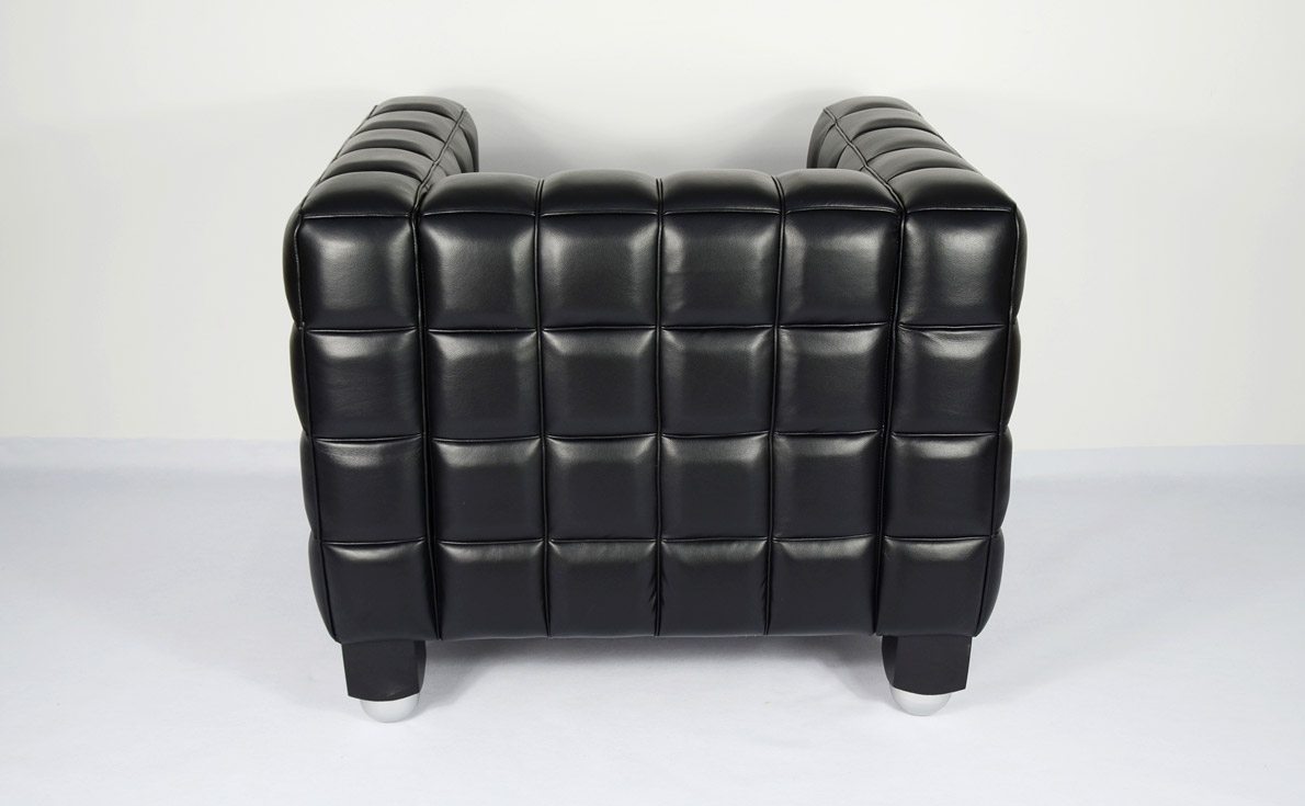 Fuleague leather one seater chair high quality and comfortable for home, restaurant and hotel