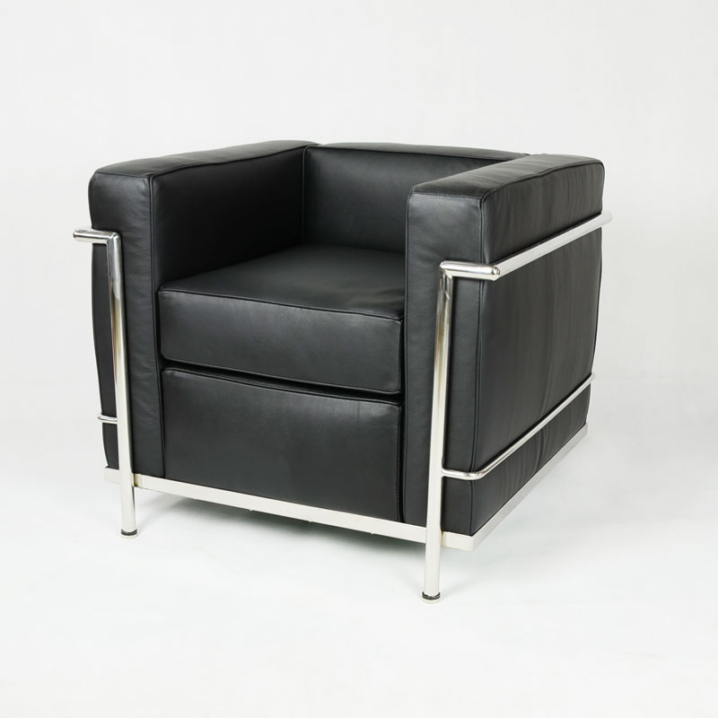 Le Corbusier LC2 Armchair replica in Genuine Leather FA020-1S-L