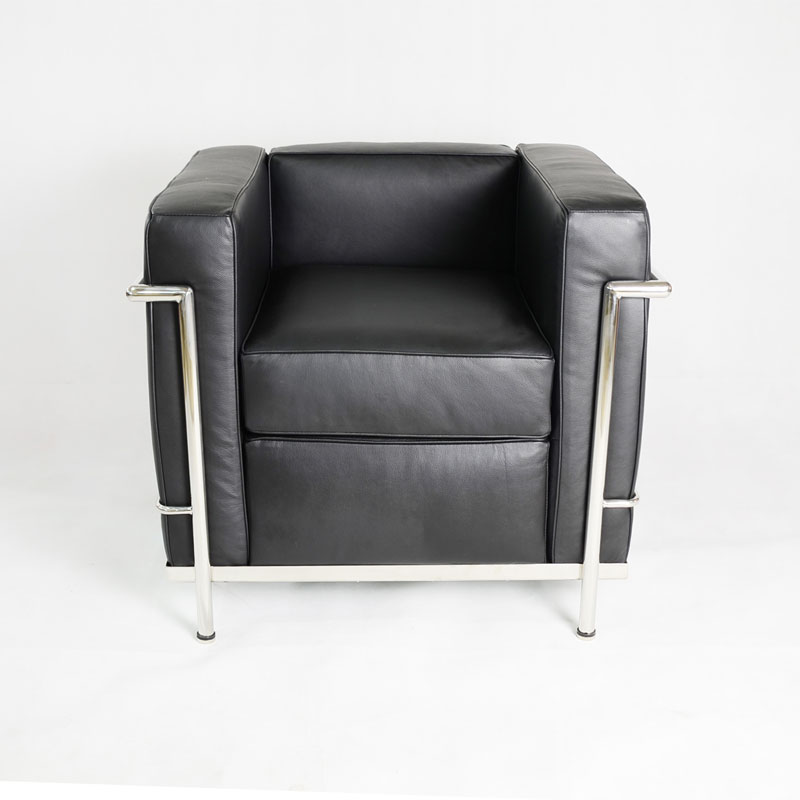Le Corbusier LC2 Armchair replica in Genuine Leather FA020-1S-L