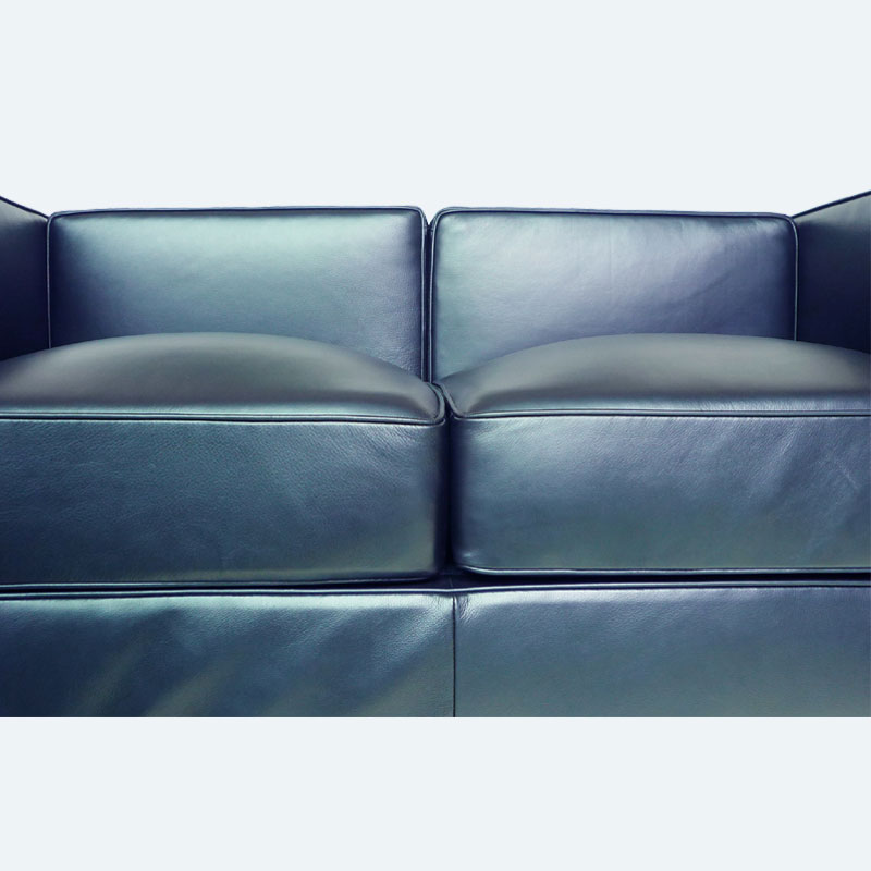 LC2 Sofa by Le Corbusier replica in Genuine Leather FA020-3S-L