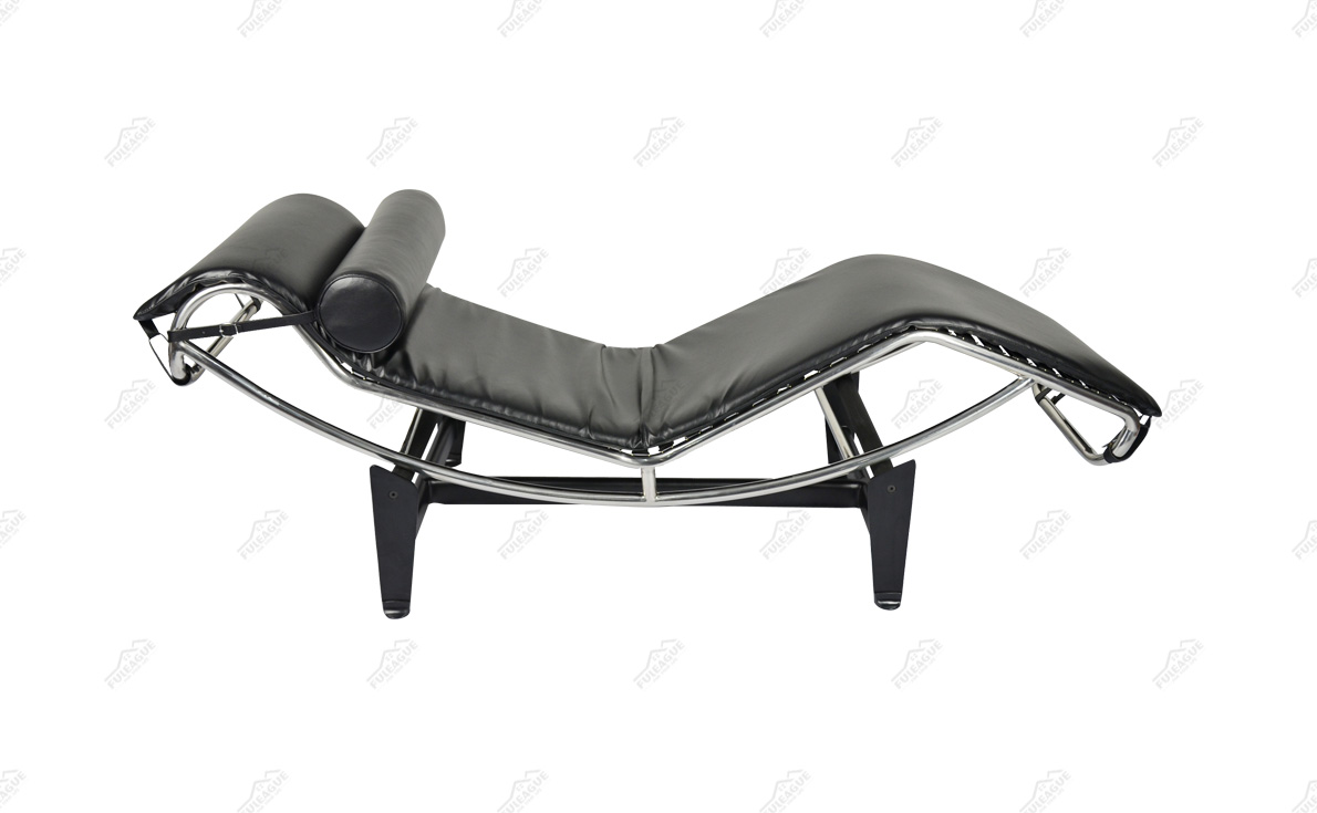 Fuleague Lc4 Chaise Lounge Replica by Le Corbusier in Genuine Top Grain Leather FA016-ITL