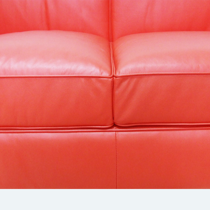 Le Corbusier LC2 Loveseat replica in Genuine Leather FA020-2S-L