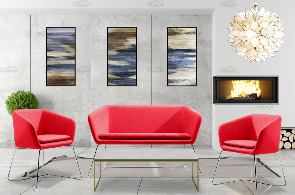 Fuleague fabric and metal dining chairs of high quality online shopping