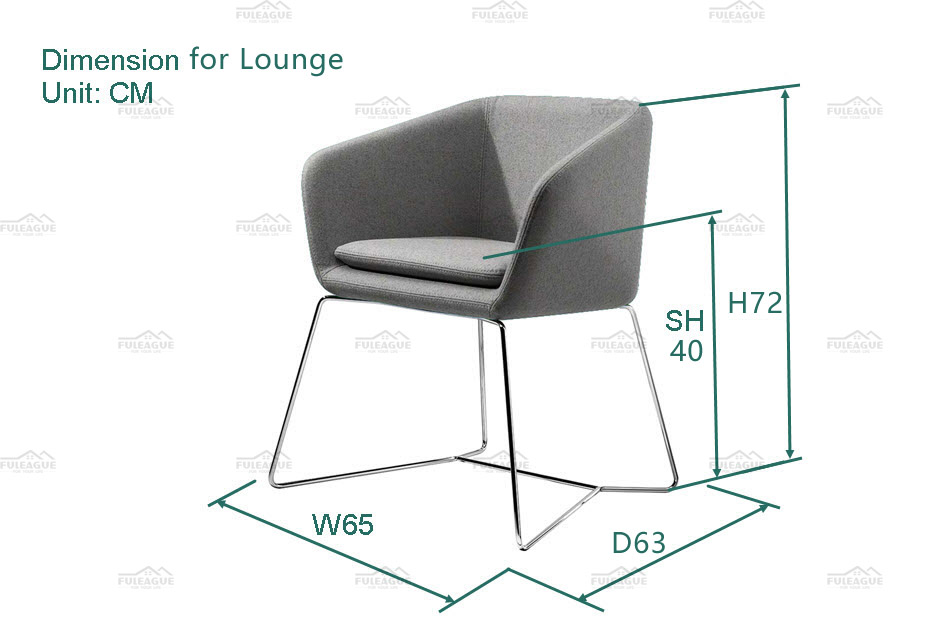 Fuleague fabric chairs for dining table of high quality online shopping