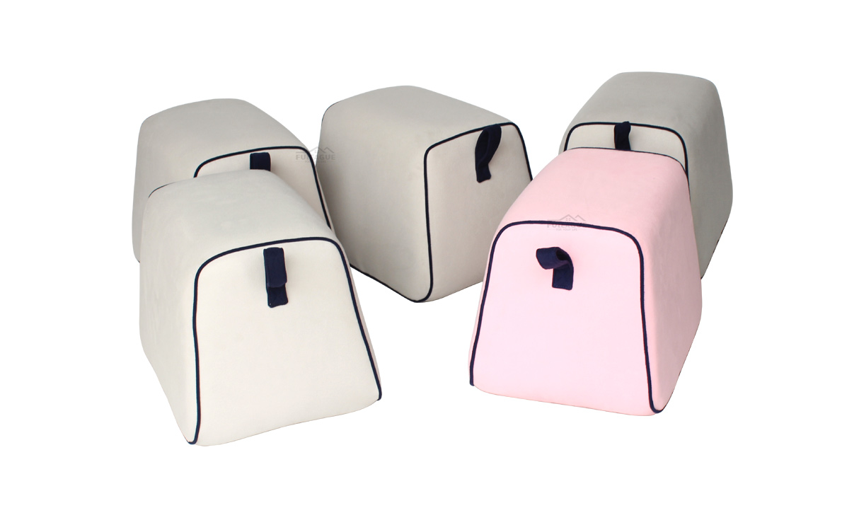 Fuleague fabric ottoman seat high quality and comfortable for home, restaurant and hotel