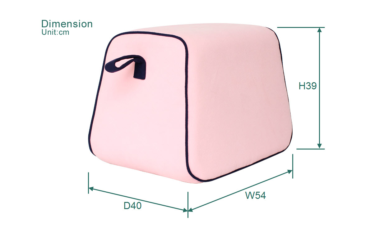 Fuleague fabric floor pouf high quality and comfortable for home, restaurant and hotel