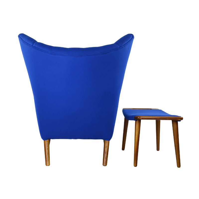 Papa Bear Chair And Ottoman Replica in Cashmere FA060-1S-F