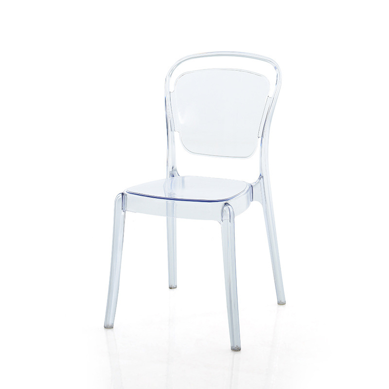 Parisienne Chair Replica without arms in transparent plastic FXP056 (Set of 4)