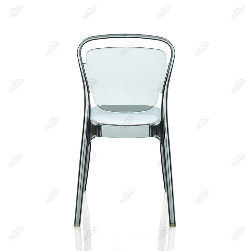 Parisienne Chair Replica without arms in transparent plastic FXP056 (Set of 4)