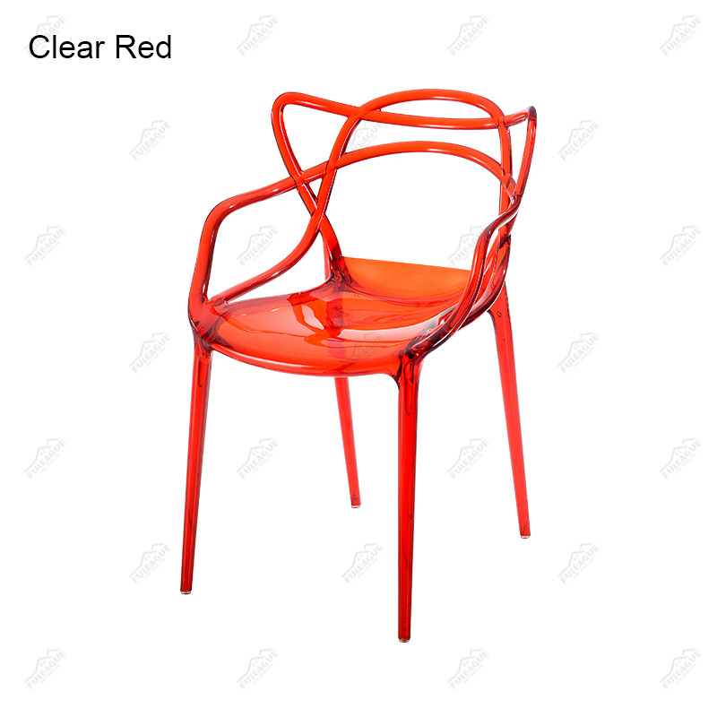 Philippe Starck Masters Chair Replica in Transparent PC plastic FXP073-PC (Set of 4)