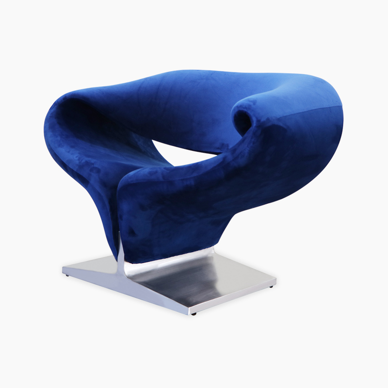 Pierre Paulin Ribbon Chair Replica in Fabric FA349-F