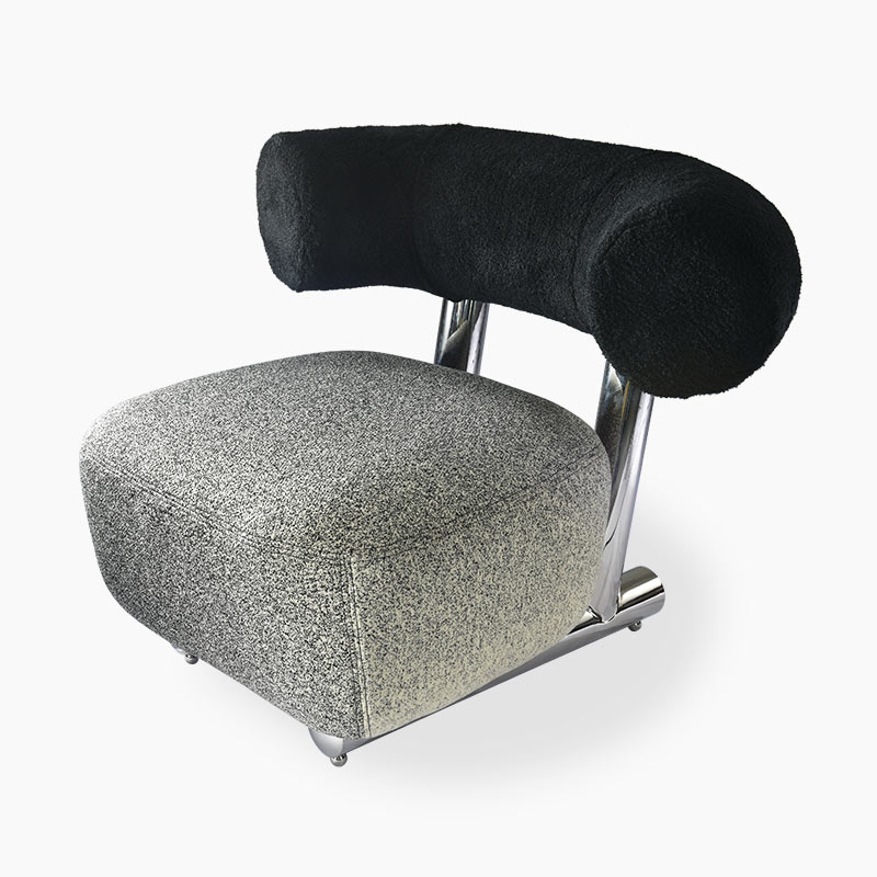 Pipe Armchair Replica by Sebastian Herkner in Fabric FA339-F
